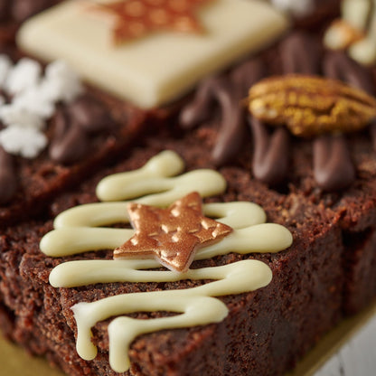 chocolate truffle cake festive