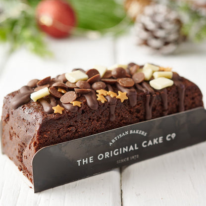 Christmas chocolate truffle slab cake 