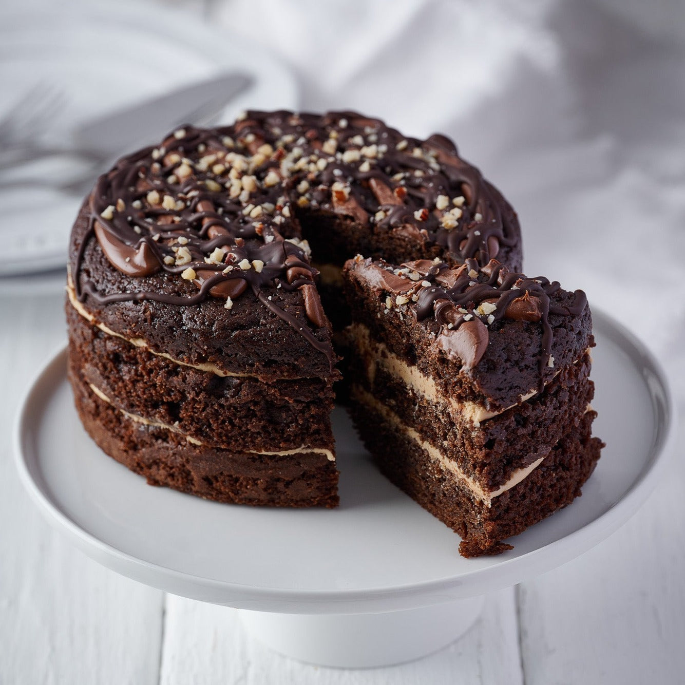 Hazelnut Chocolate Cakes, Low Calorie Cake, Sugar Free Cake – Fitbakes®