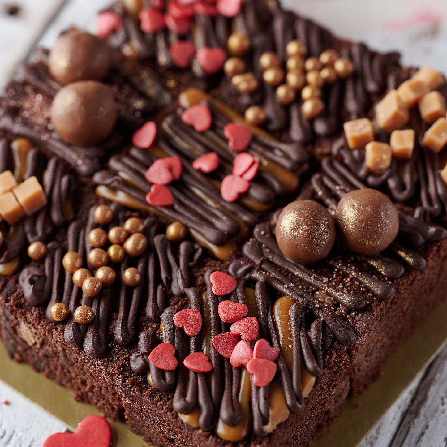 Valentine's Chocolate Truffle Cake Gift Box