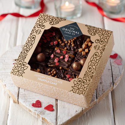 Valentine's Chocolate Truffle Cake Gift Box