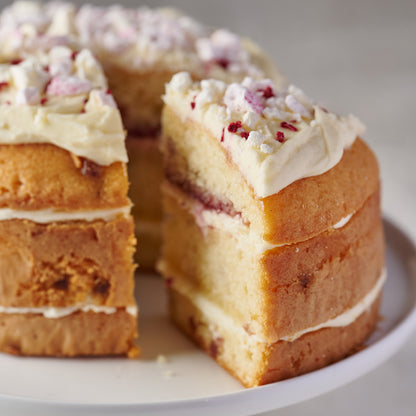 Raspberry & Lemon Meringue Cake