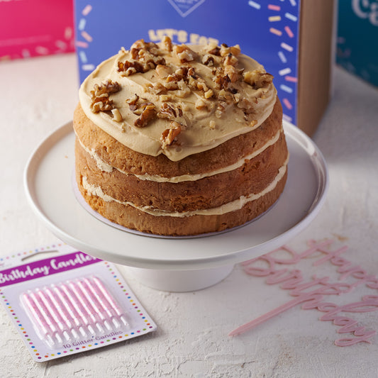 Birthday Pack- Coffee & Walnut Cake