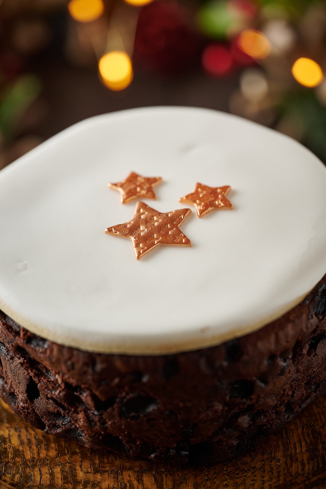 Iced Top Christmas Cake- Round