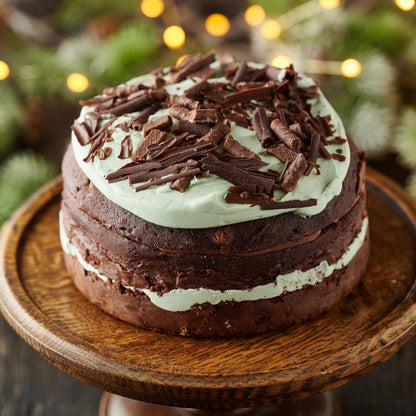 Festive Mint Chocolate Cake