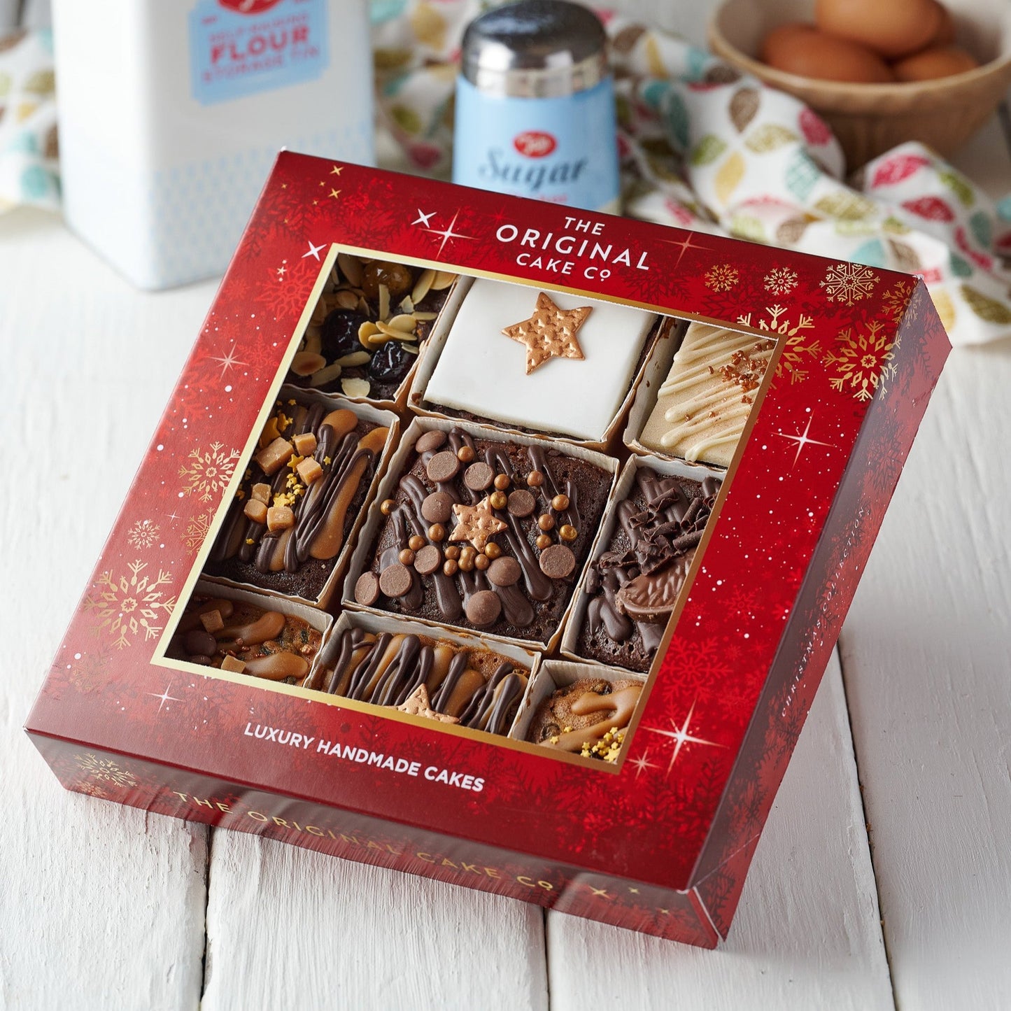 Christmas cake gift box